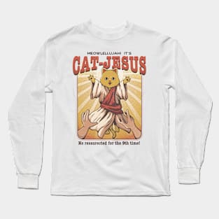 CatJesus by Tobe Fonseca Long Sleeve T-Shirt